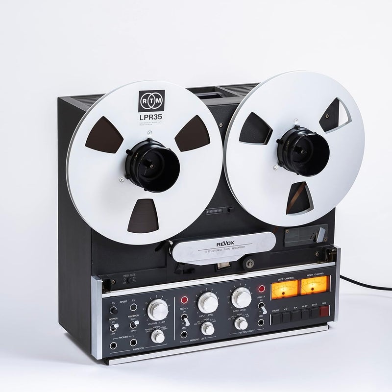 RTM Industries RTM Long Play Recording LPR 35 ¼ inch - Reel to Reel Magnetic Tape for Audio Recording - 3608 ft Nab Metal Reel - 10.5 inch Diameter - Image 5